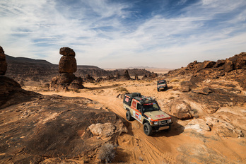 El Dakar 2025 se disputa de nuevo en las dunas de Arabia Saudí.