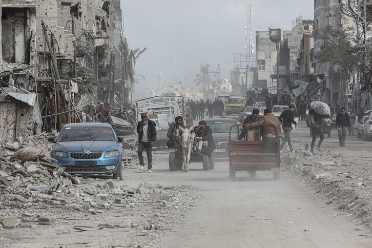 Imagen de Rafah, devastada por el Ejército israelí.