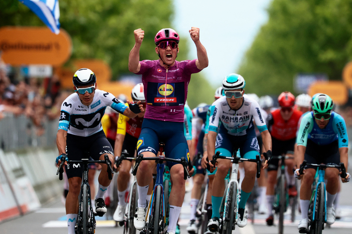 Pedersen ha ganado la tercera etapa para recuperar la maglia rosa.