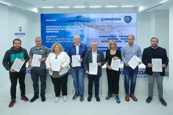 Hondartzen Mahaiak ostegun honetan sinatu du akordioa.