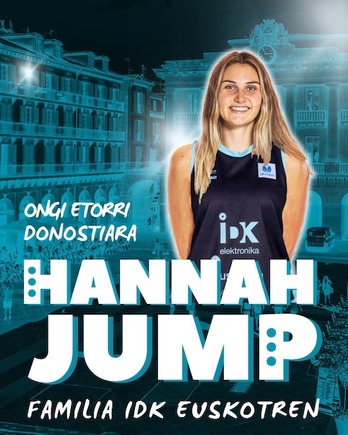 Hannah Jump cierra la plantilla 2025/26 de IDK Euskotren.